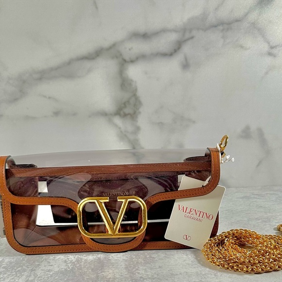 Valentino Garavani PVC Locò Shoulder Bag - Picture 1 of 6